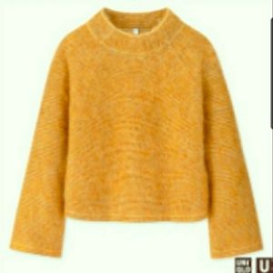 Uniqlo U wool/alpaca blend crop sweater